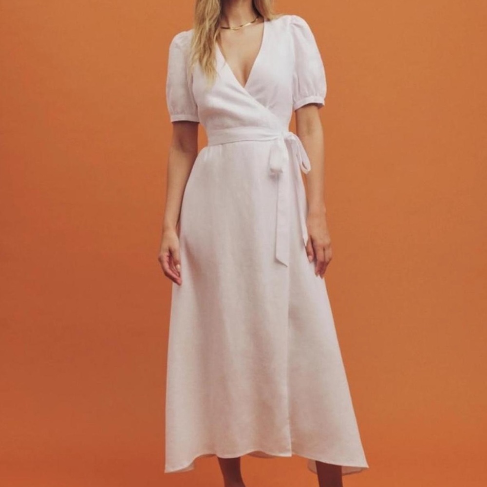 Reformation Weiss linen dress